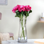 Peony Artificial Flower Maroon Set Of 5 Nestasia