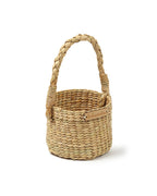 Round Seagrass Gift Hamper Basket, Decorative Fruit Storage