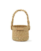 Round Seagrass Gift Hamper Basket, Decorative Fruit Storage