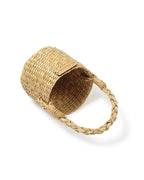 Round Seagrass Gift Hamper Basket, Decorative Fruit Storage