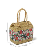 Seagrass Tiffin & Picnic Basket Handmade for Meals, Travel & Storage