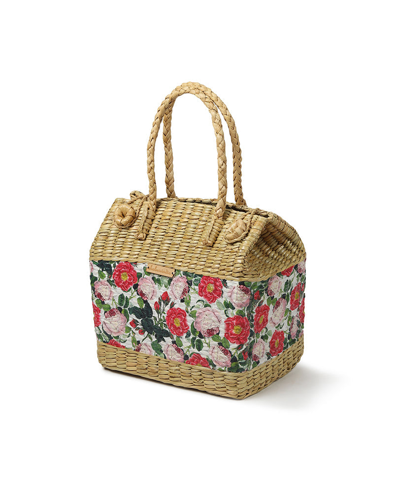 Seagrass Tiffin & Picnic Basket Handmade for Meals, Travel & Storage