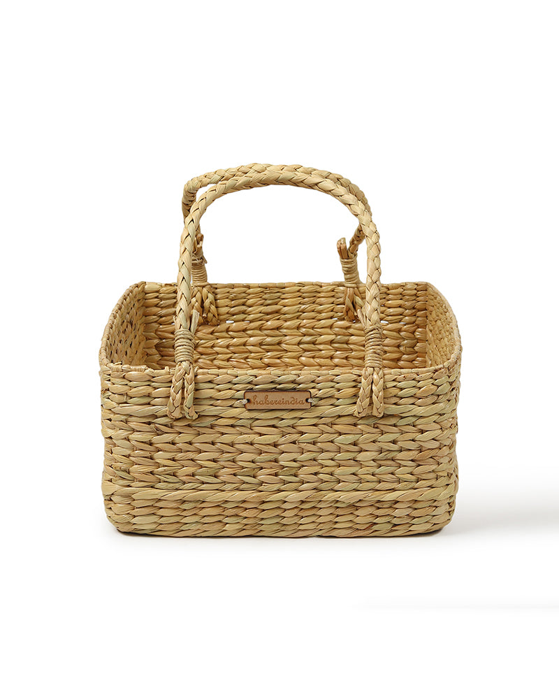 Handwoven Seagrass Fruit Basket for Gift Hampers, Storage, and Decorative Display