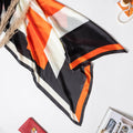 Radiant Silk Neck And Bag Square Scarf Nestasia