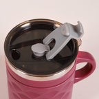 Travel Mug With Lid Magenta 400ml Nestasia
