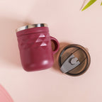 Travel Mug With Lid Magenta 400ml Nestasia