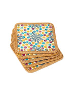 Handcrafted Mother of Pearl Placemats for Kitchen, Dining, and Living Room