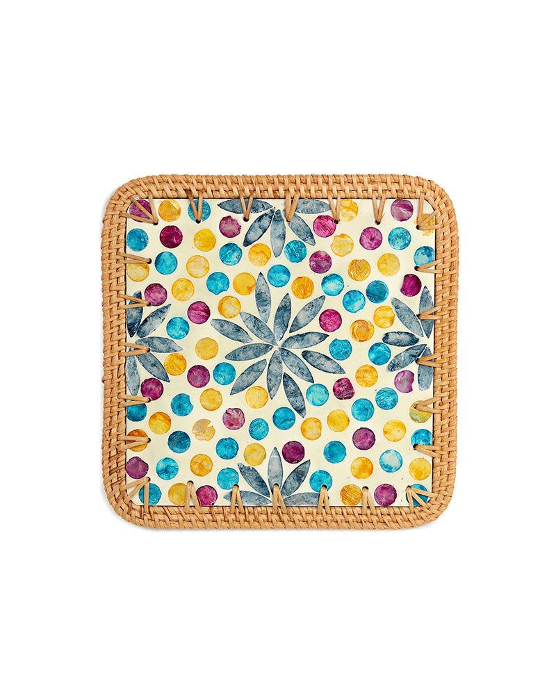 Handcrafted Mother of Pearl Placemats for Kitchen, Dining, and Living Room
