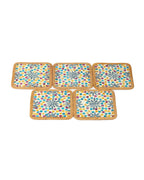 Handcrafted Mother of Pearl Placemats for Kitchen, Dining, and Living Room