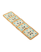 Square Mother of Pearl Table Mats for Meals and Decorative Table Setting