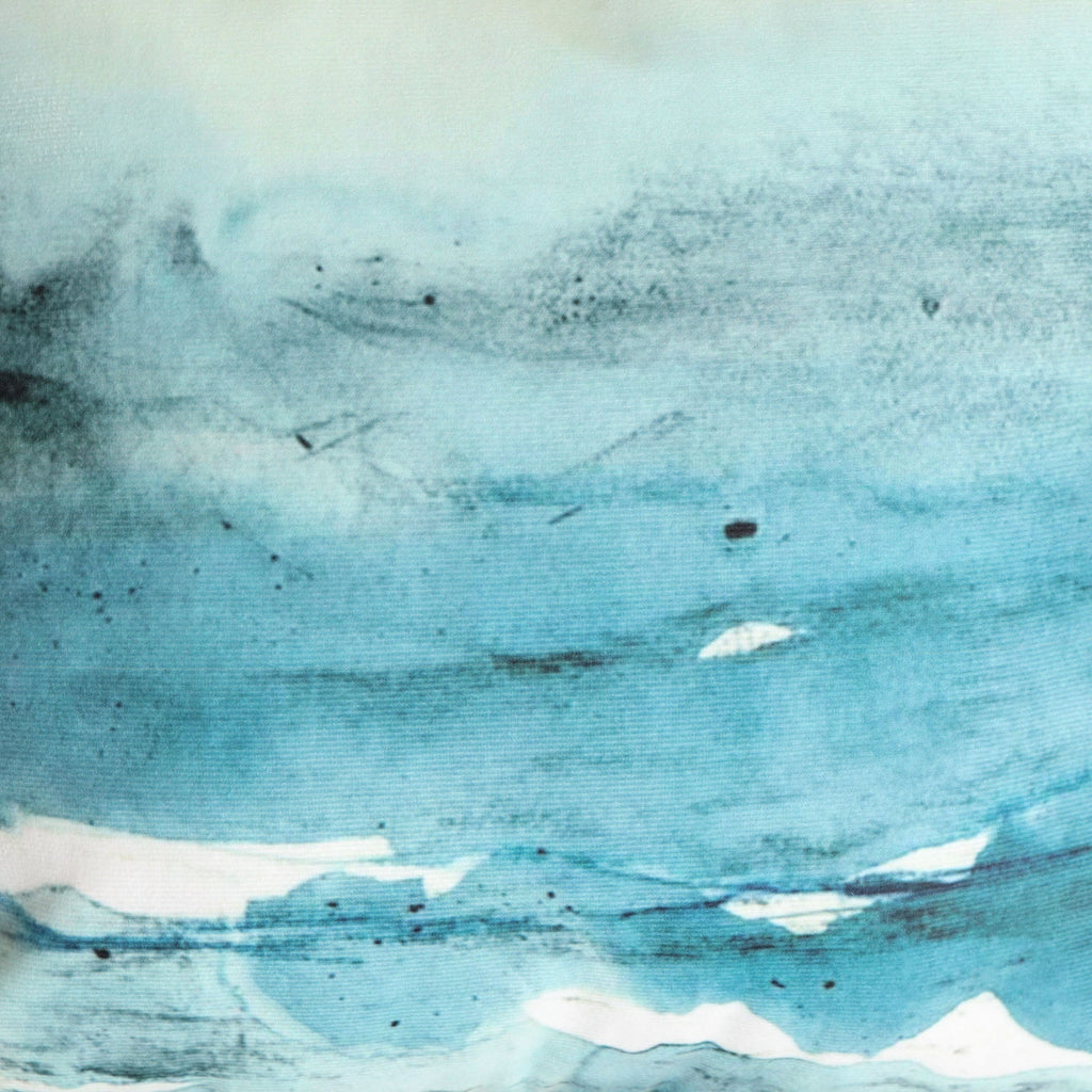 Sea Waves Couch Cushion Cover Nestasia