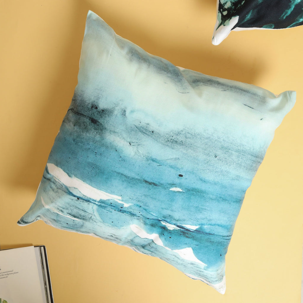 Sea Waves Couch Cushion Cover Nestasia