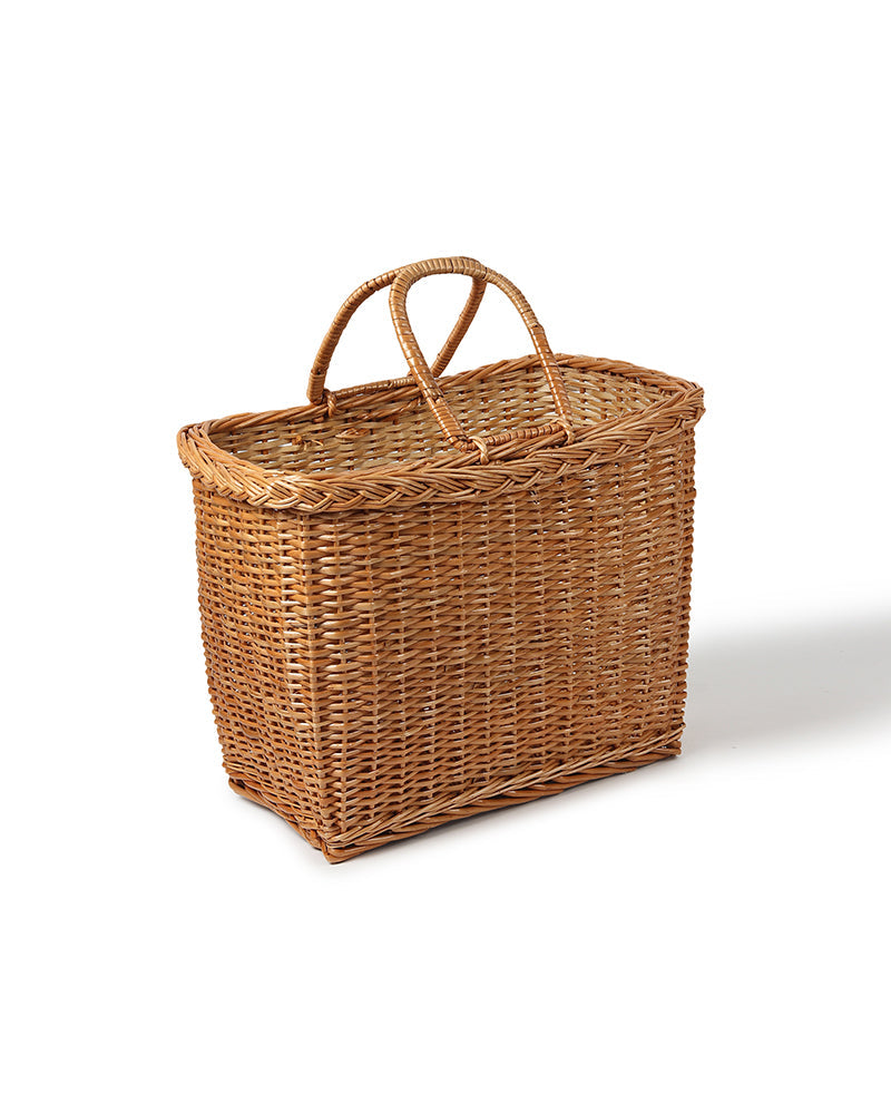 Artisan Wicker Picnic Basket for Family Outings, Lunch & Travel Adventures