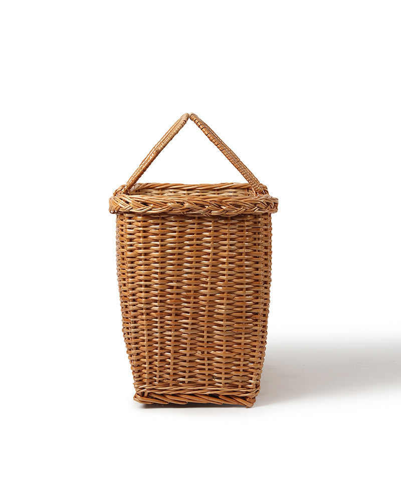 Artisan Wicker Picnic Basket for Family Outings, Lunch & Travel Adventures