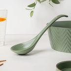 Serenity Green 36 Piece Dinner Set For 6 Nestasia