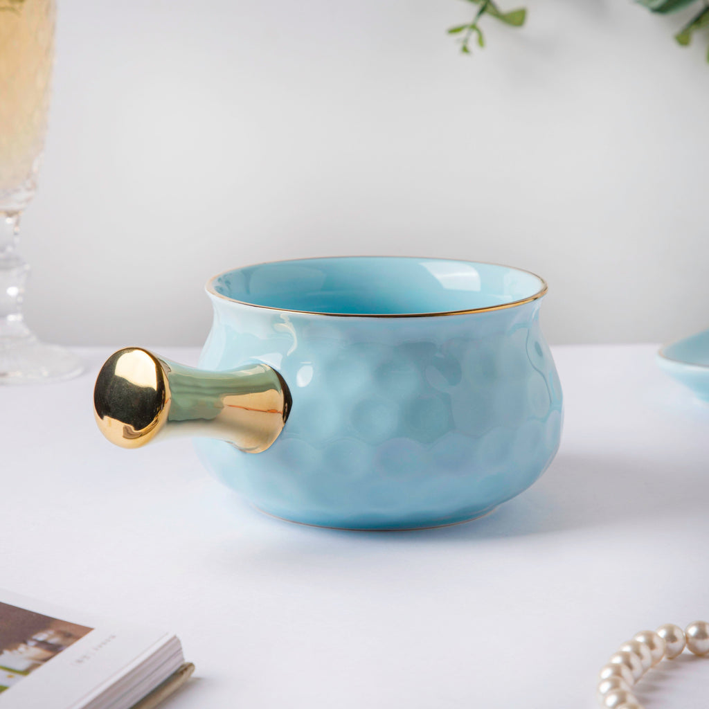 Blue Jay Pot And Plate Set Nestasia