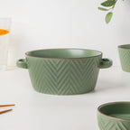 Serenity Green 36 Piece Dinner Set For 6 Nestasia