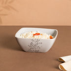 Ciara Sprig Grey Bowl 6 Inch 600ml Nestasia