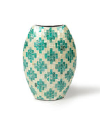 Elegant Mother of Pearl Vase for Modern Living Room Decor