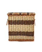 Wicker Laundry Basket with Lid for Clothes Storage and Home Organization
