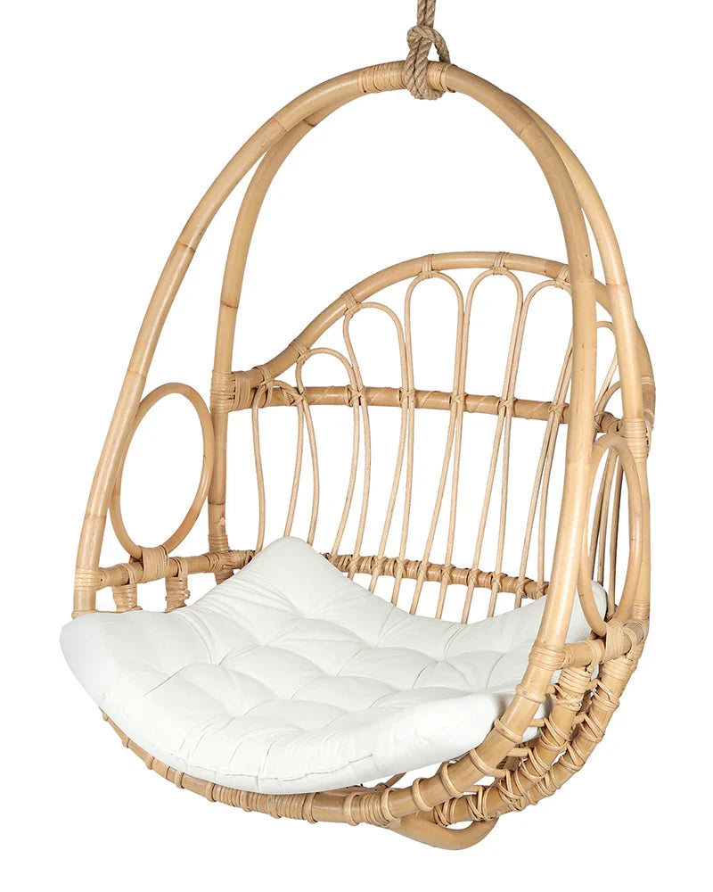 Boho Style Rattan Swings for Living Room or Patio