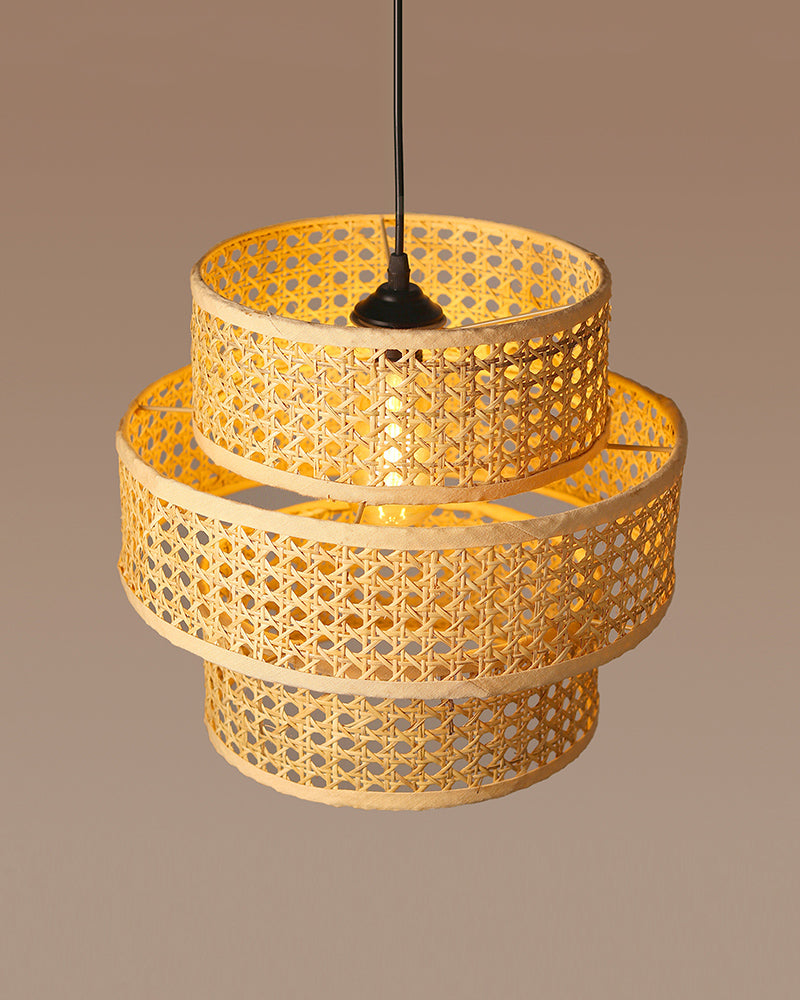 Decorative Bamboo Pendant Lamp for Home Decor and Hall