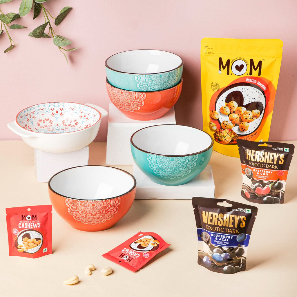 Mandala Snackfully Yours Hamper Set Of 10 Nestasia