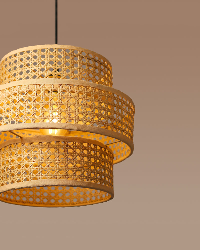Decorative Bamboo Pendant Lamp for Home Decor and Hall