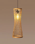 Artistic Bamboo Pendant Light for Hall and Corridor