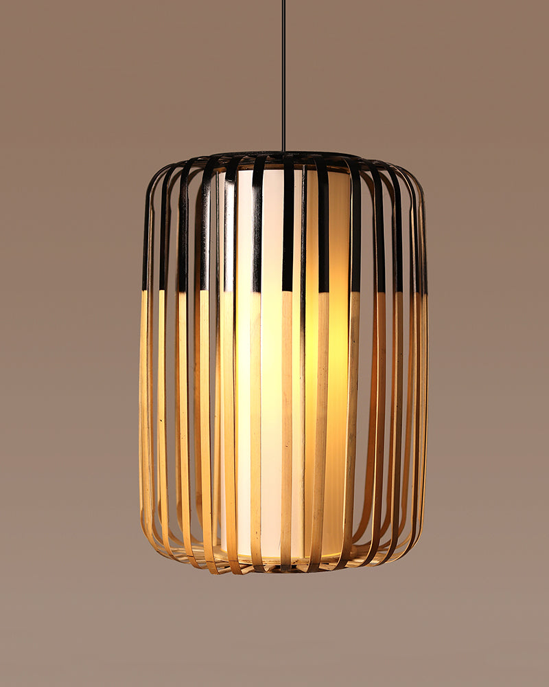 Natural Bamboo Pendant Lamp for Cafe and Restaurant
