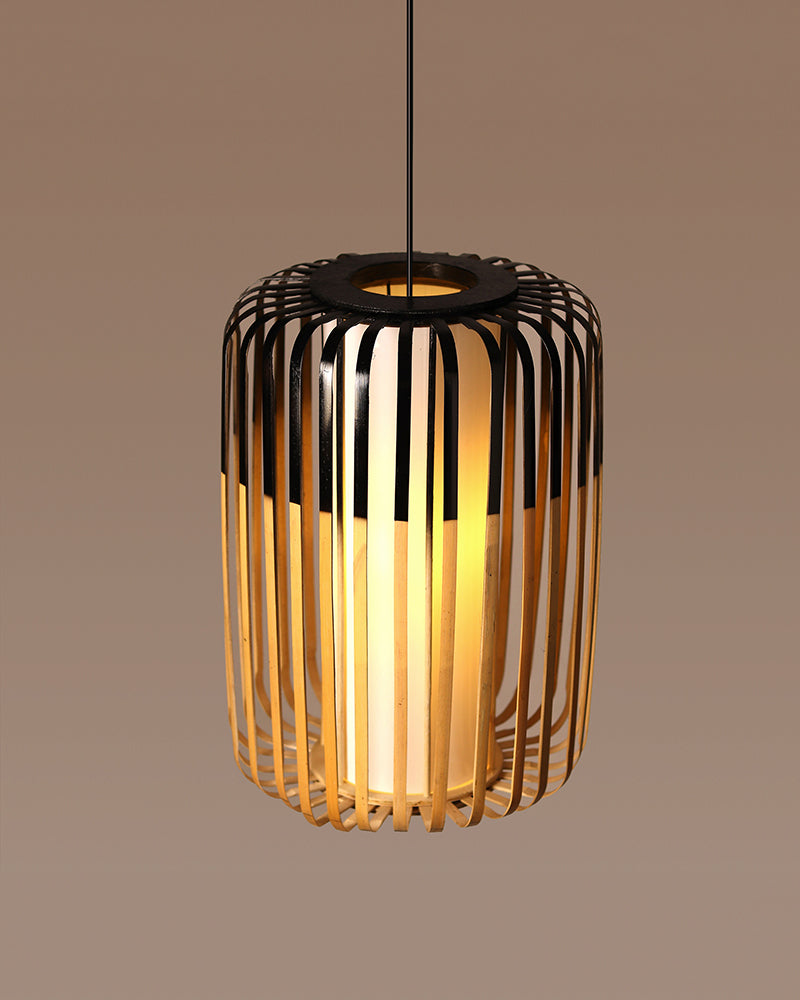 Natural Bamboo Pendant Lamp for Cafe and Restaurant