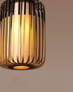 Natural Bamboo Pendant Lamp for Cafe and Restaurant