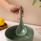 Fern Green Ceramic Serving Spoon Nestasia