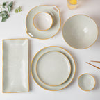 Willow Light Grey 28 Piece Dinner Set For 6 Nestasia