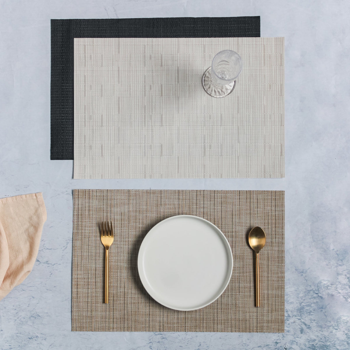 Neutral Tone Dinner Mat Set of 2 Nestasia