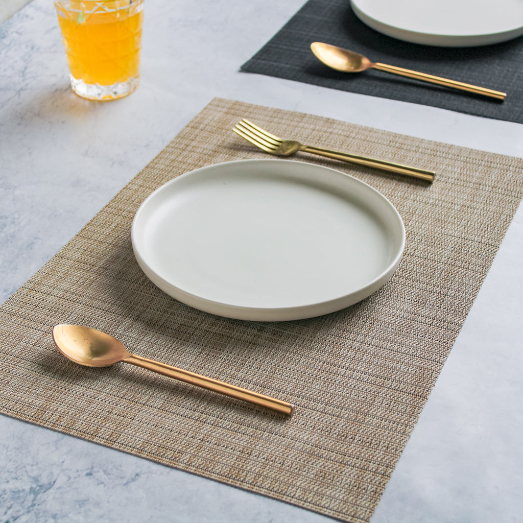 Neutral Tone Dinner Mat Set of 2 Nestasia