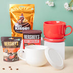 Dessert Cup And Hot Chocolate Gift Hamper Set Of 5 Nestasia