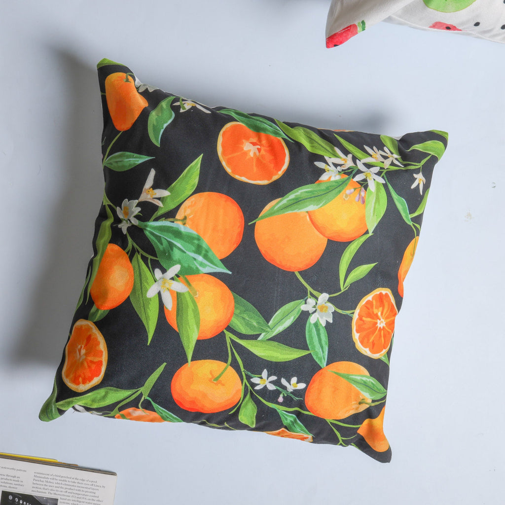Orange Design Pillow Slip Nestasia