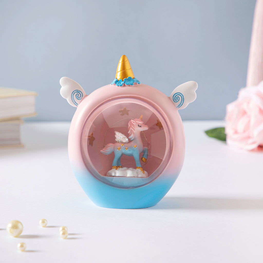 Unicorn Night Lamp Showpiece Pink Nestasia
