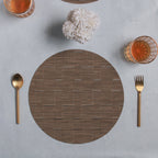 Round Placemat Bronze Set of 4 Nestasia