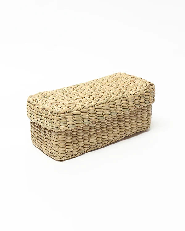 Handcrafted Seagrass Box for Desk & Wardrobe Organization