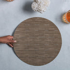 Round Placemat Bronze Set of 4 Nestasia