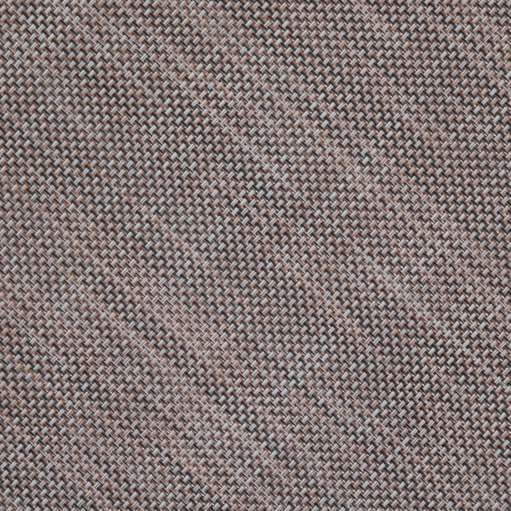 Round Placemat Brown Grey Set of 4 Nestasia