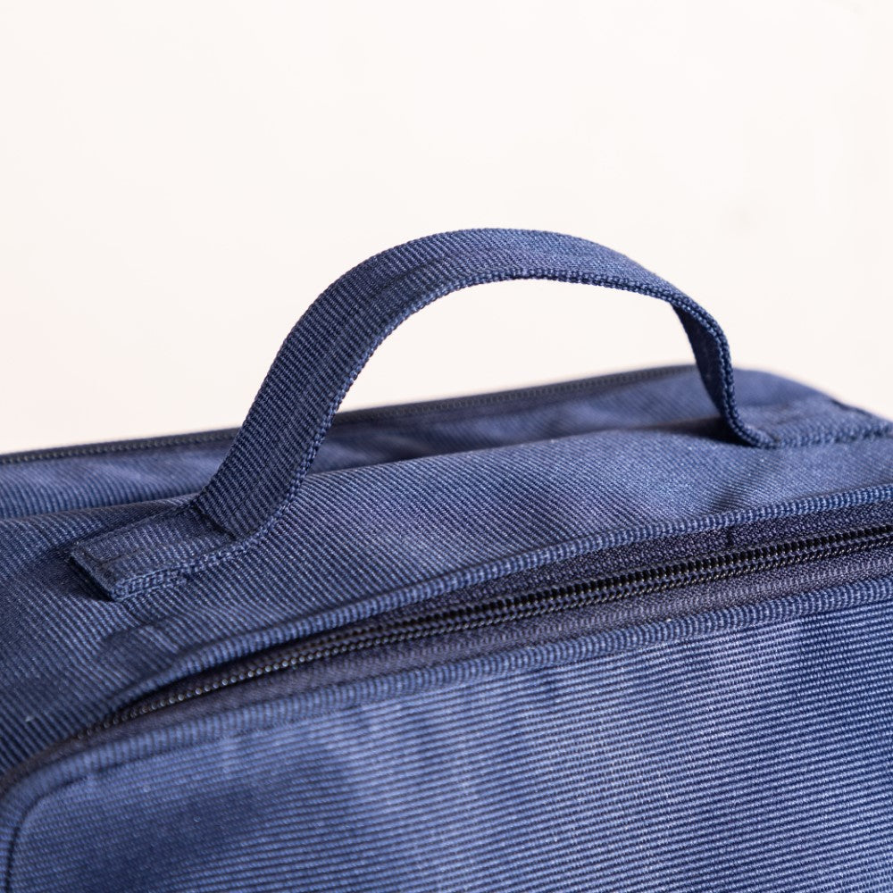 Shoe Bag Navy Blue 9x12 Inch Ultra Lightweight Nestasia