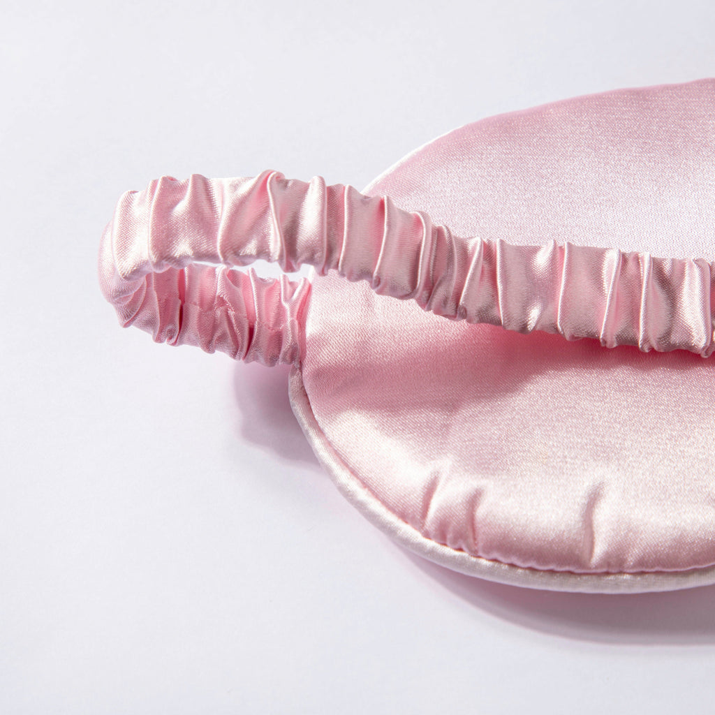 Luxury Sleep Satin Eye Mask Pink Nestasia
