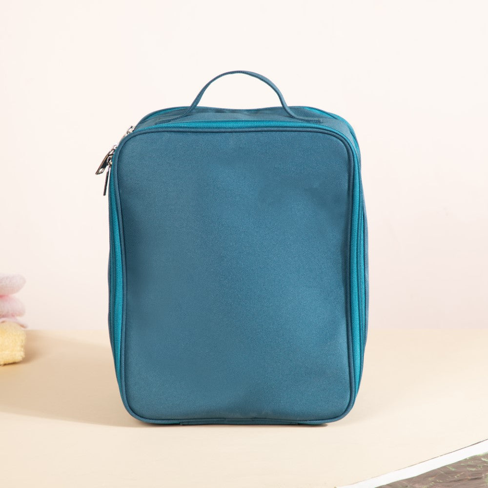 Shoe Travel Bag Teal 9x12 Inch Waterproof Nestasia