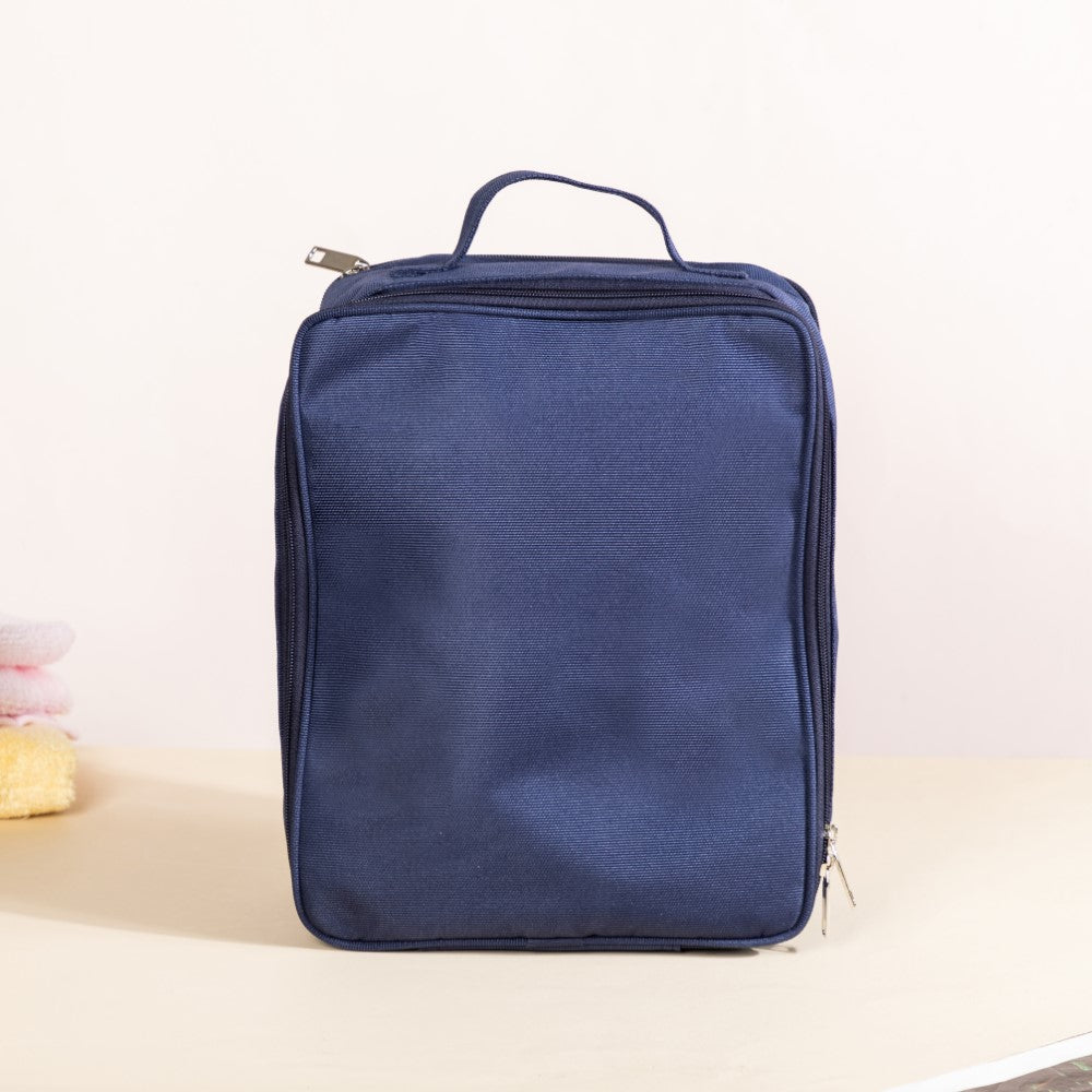 Shoe Bag Navy Blue 9x12 Inch Ultra Lightweight Nestasia