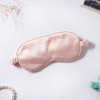 Luxury Sleep Satin Eye Mask Pastel Pink Nestasia