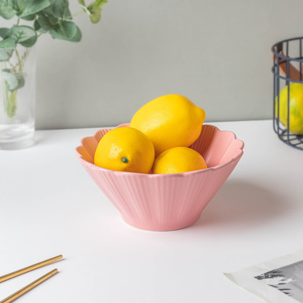 Very Berry Fluted Ramen Bowl 600 ml Nestasia