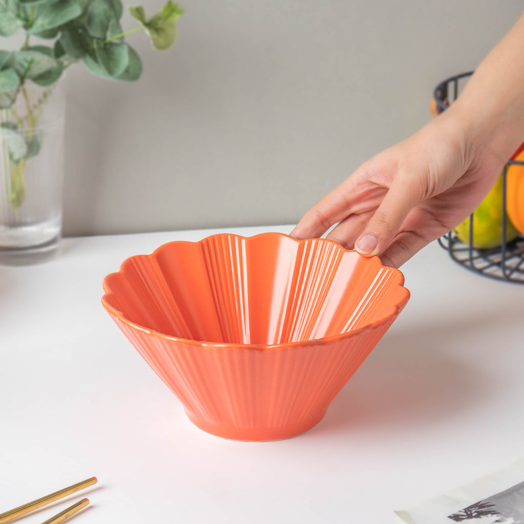 Orange Sherbet Ramen Bowl 600 ml Nestasia